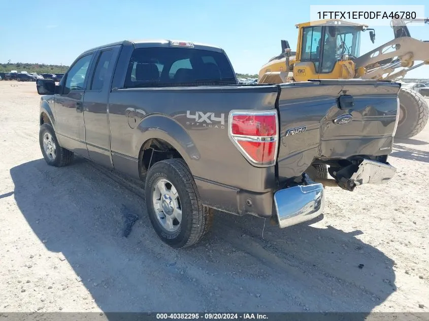 2013 Ford F-150 Xlt VIN: 1FTFX1EF0DFA46780 Lot: 40382295