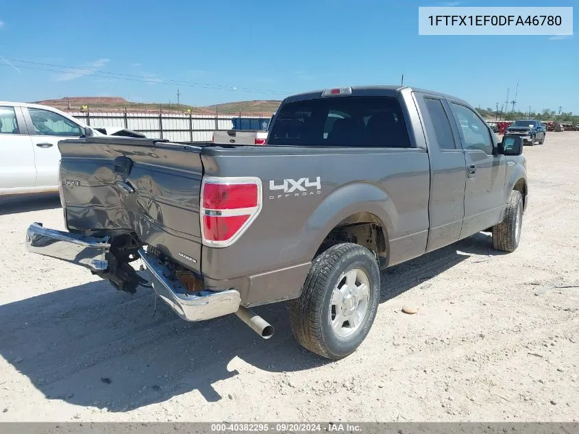 2013 Ford F-150 Xlt VIN: 1FTFX1EF0DFA46780 Lot: 40382295