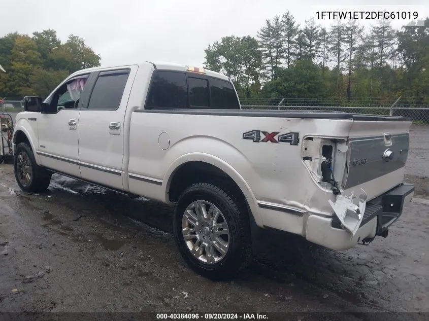 1FTFW1ET2DFC61019 2013 Ford F-150 Platinum