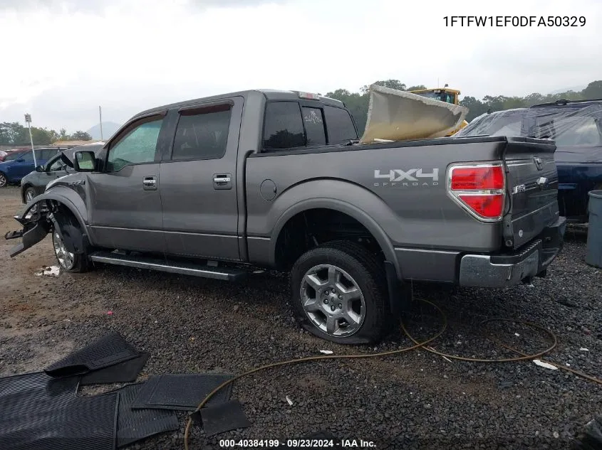 1FTFW1EF0DFA50329 2013 Ford F-150 Lariat