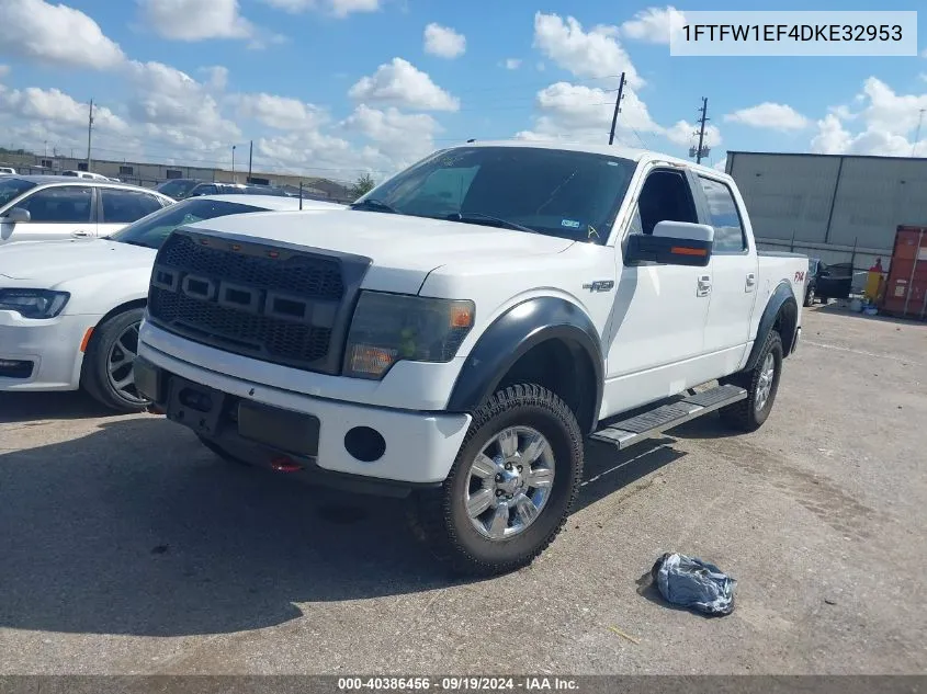 2013 Ford F-150 Fx4 VIN: 1FTFW1EF4DKE32953 Lot: 40386456