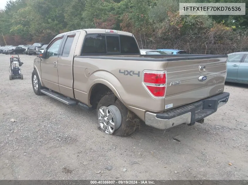 2013 Ford F-150 Lariat VIN: 1FTFX1EF7DKD76536 Lot: 40386807