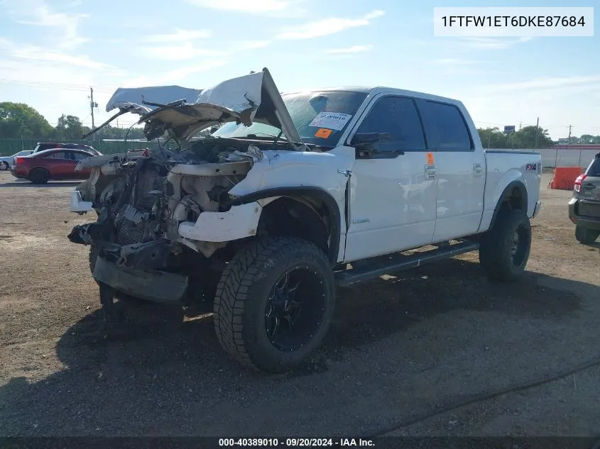 1FTFW1ET6DKE87684 2013 Ford F-150 Fx4