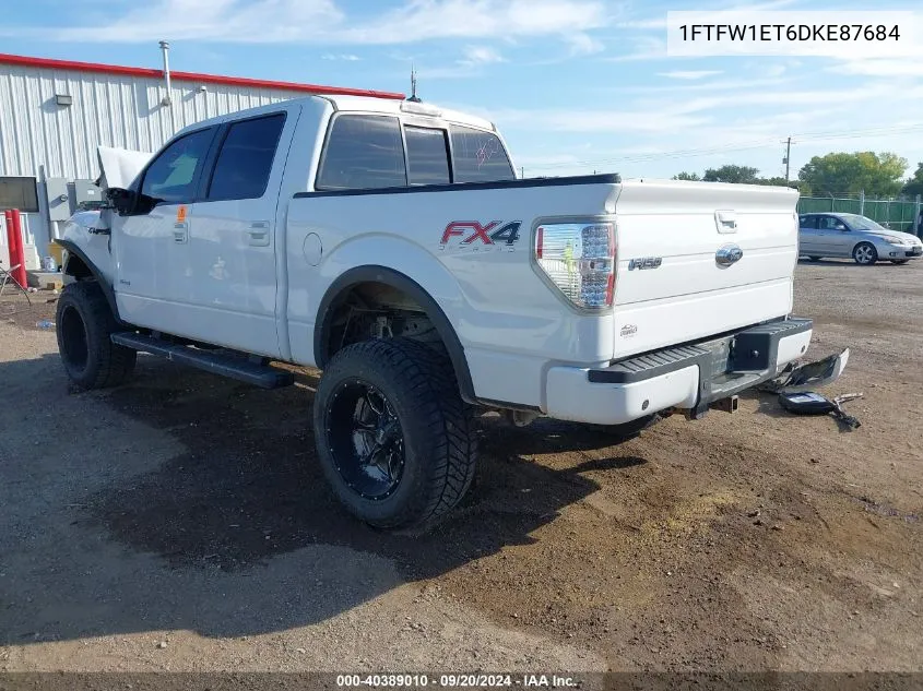 2013 Ford F-150 Fx4 VIN: 1FTFW1ET6DKE87684 Lot: 40389010