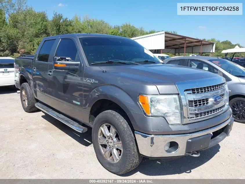 1FTFW1ET9DFC94258 2013 Ford F150 Supercrew