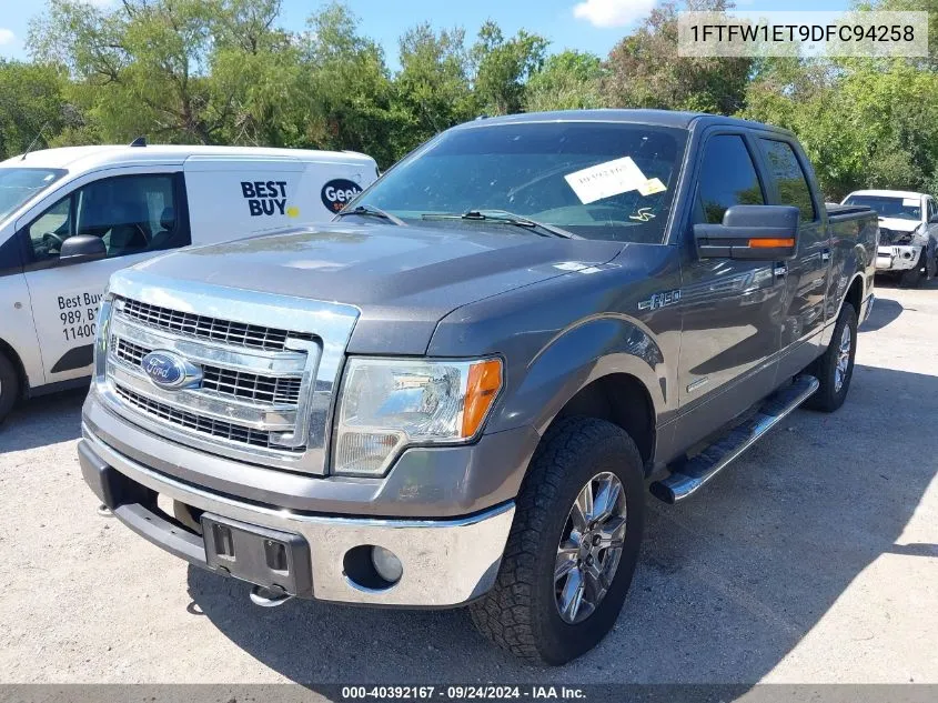 1FTFW1ET9DFC94258 2013 Ford F150 Supercrew