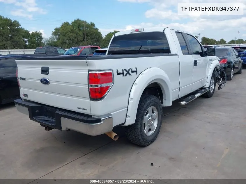 1FTFX1EFXDKG47377 2013 Ford F-150 Xlt