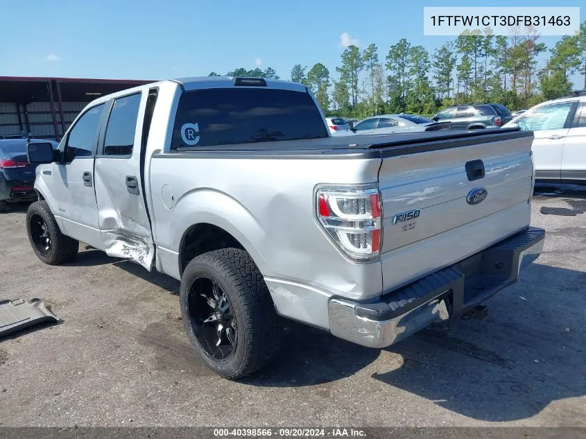 2013 Ford F-150 Xlt VIN: 1FTFW1CT3DFB31463 Lot: 40398566