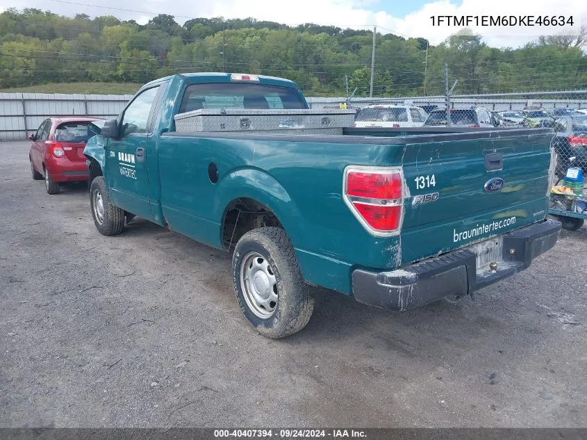 1FTMF1EM6DKE46634 2013 Ford F-150 Xl