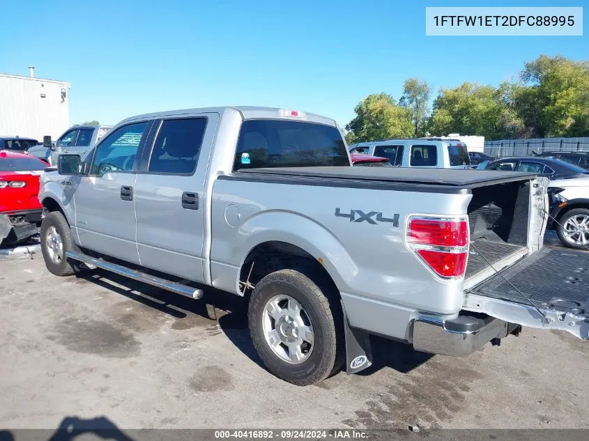 1FTFW1ET2DFC88995 2013 Ford F-150 Supercrew