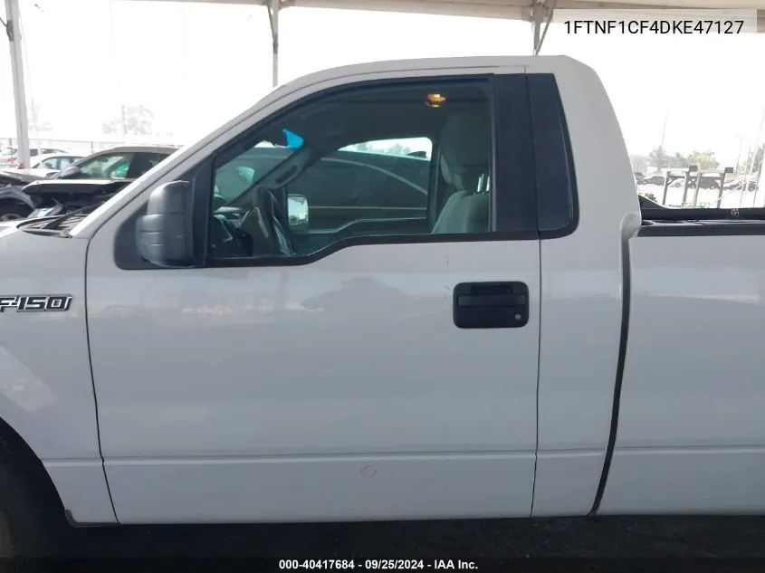 2013 Ford F-150 Xl VIN: 1FTNF1CF4DKE47127 Lot: 40417684