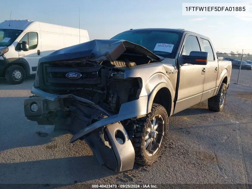 2013 Ford F-150 Fx4 VIN: 1FTFW1EF5DFA01885 Lot: 40423470