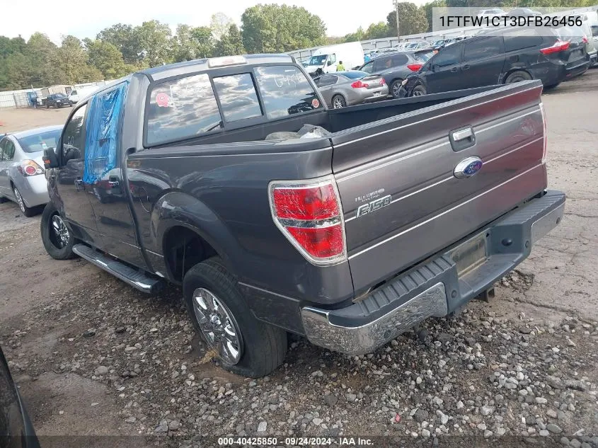 1FTFW1CT3DFB26456 2013 Ford F150 Supercrew