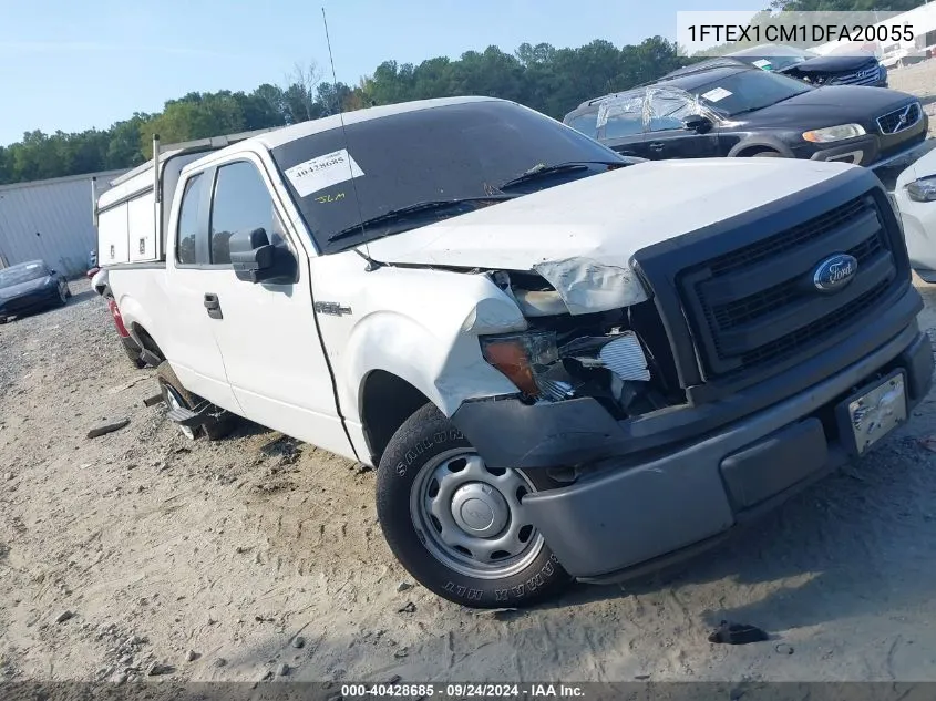 2013 Ford F150 Super Cab VIN: 1FTEX1CM1DFA20055 Lot: 40428685