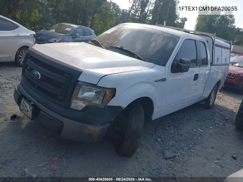 1FTEX1CM1DFA20055 2013 Ford F150 Super Cab