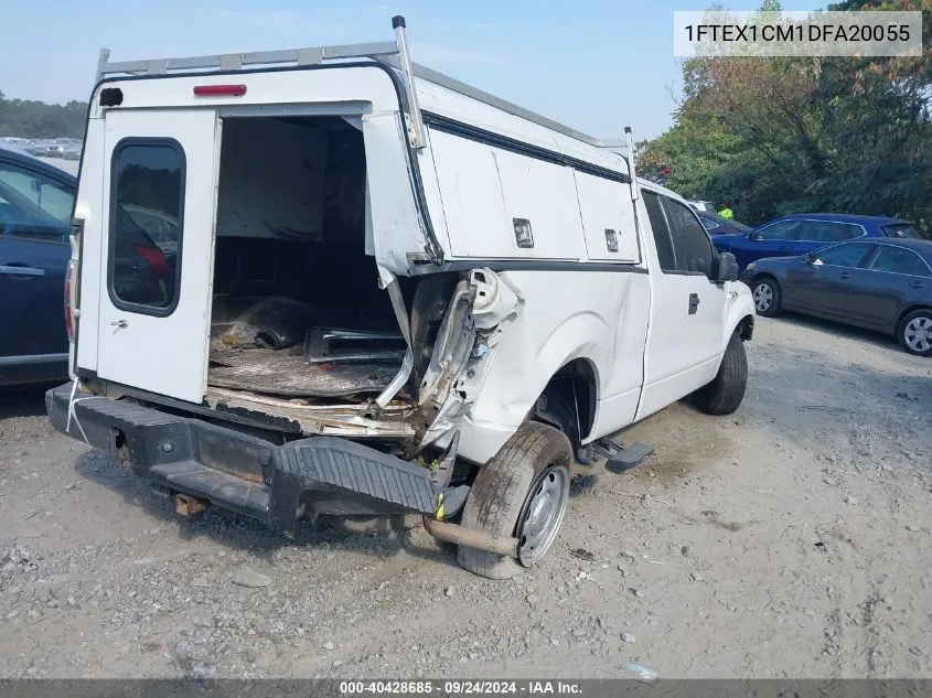 2013 Ford F150 Super Cab VIN: 1FTEX1CM1DFA20055 Lot: 40428685