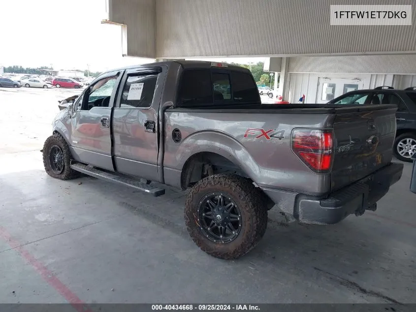 2013 Ford F-150 Fx4 VIN: 1FTFW1ET7DKG Lot: 40434668