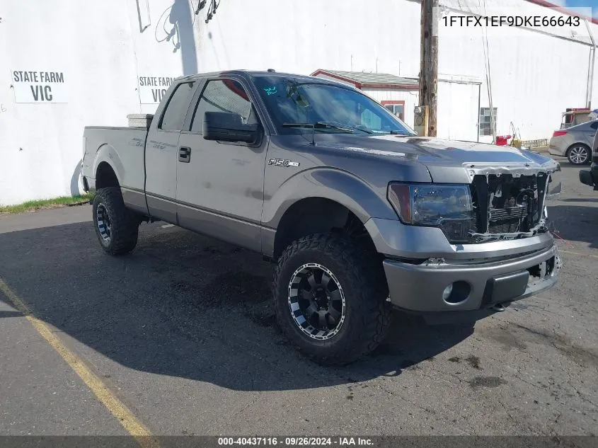 1FTFX1EF9DKE66643 2013 Ford F150 Super Cab