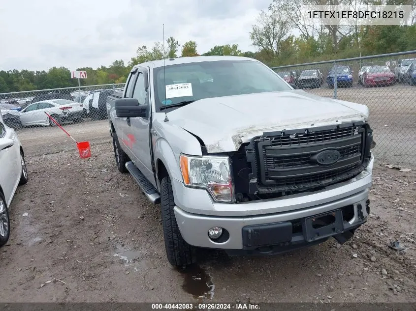 2013 Ford F-150 Stx VIN: 1FTFX1EF8DFC18215 Lot: 40442083