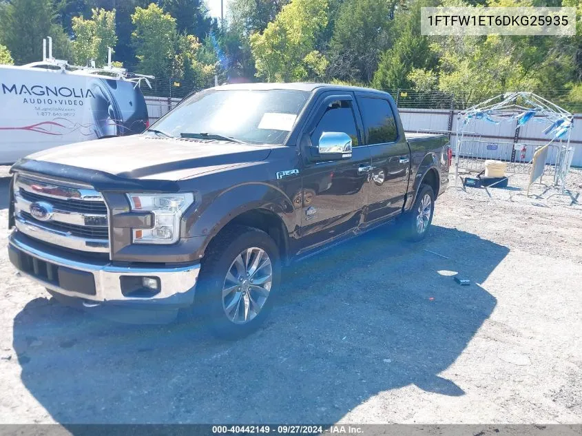 1FTFW1ET6DKG25935 2013 Ford F-150 King Ranch