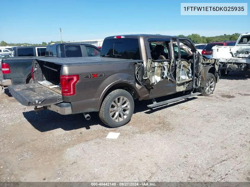 1FTFW1ET6DKG25935 2013 Ford F-150 King Ranch