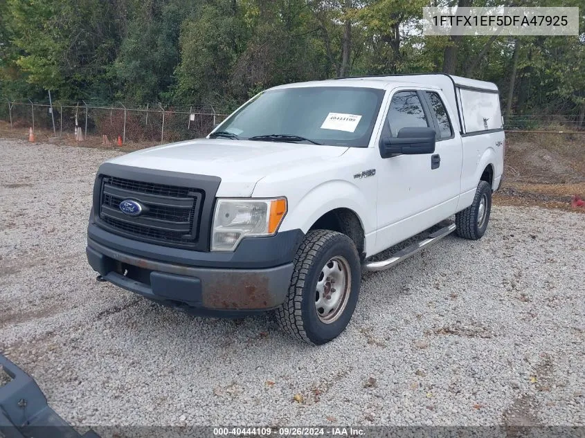 2013 Ford F-150 Xl VIN: 1FTFX1EF5DFA47925 Lot: 40444109