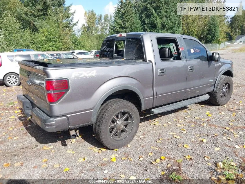 1FTFW1ET3DKF53821 2013 Ford F-150 Fx4