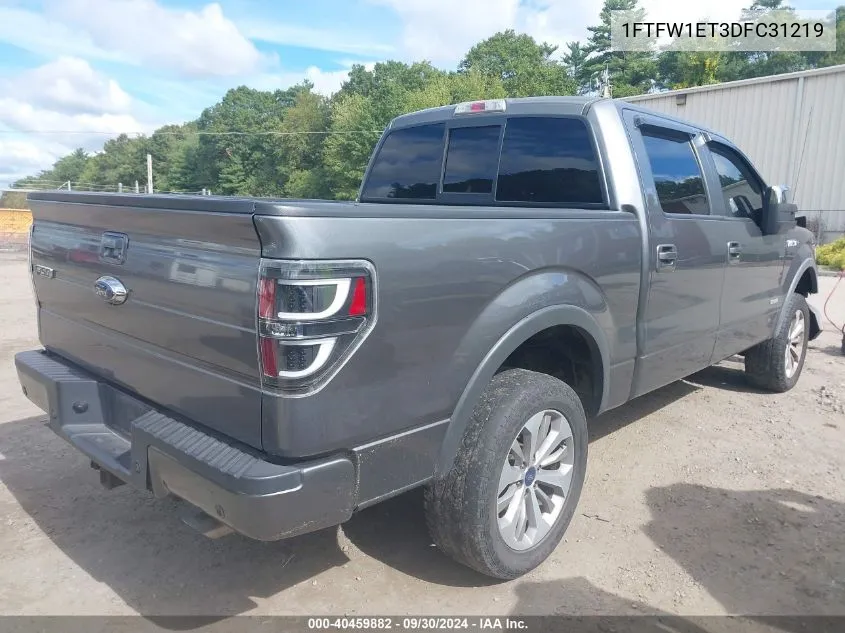 1FTFW1ET3DFC31219 2013 Ford F-150 Fx4