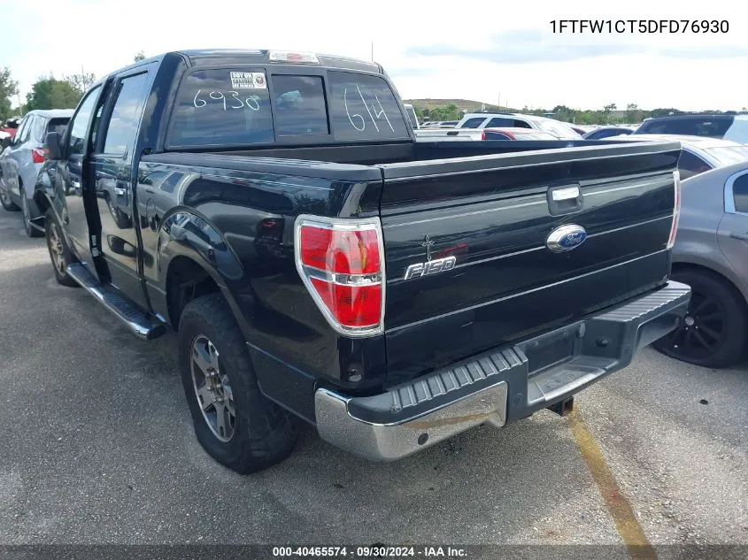 1FTFW1CT5DFD76930 2013 Ford F-150 Xlt