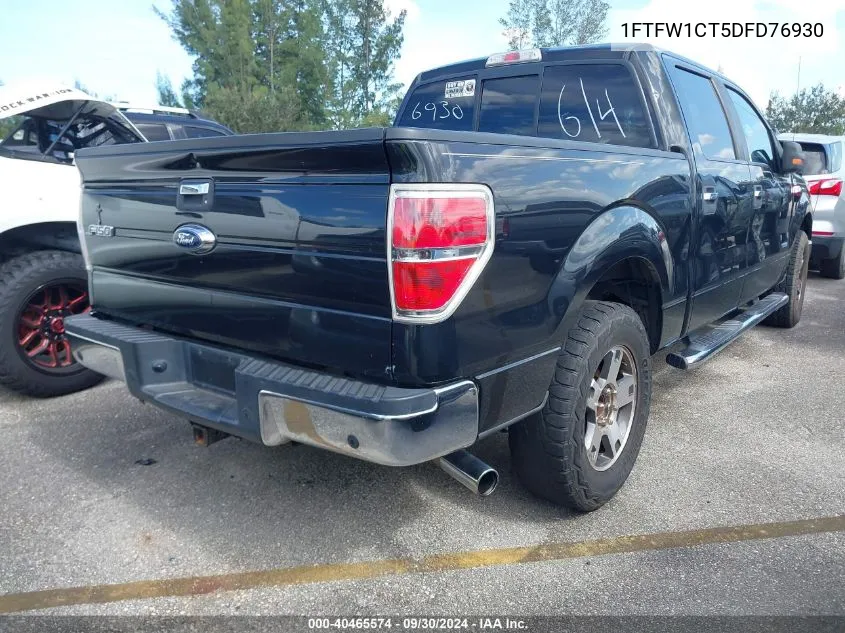 1FTFW1CT5DFD76930 2013 Ford F-150 Xlt