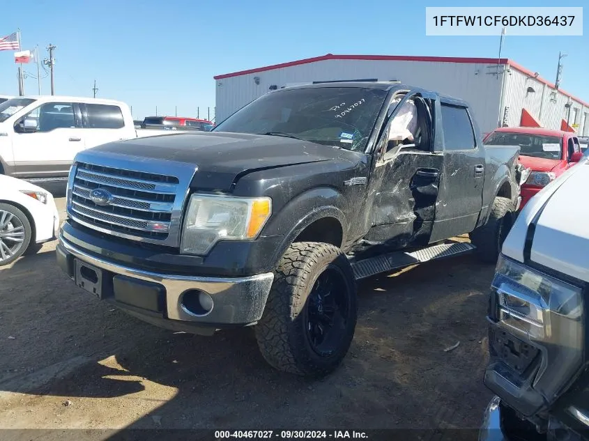 1FTFW1CF6DKD36437 2013 Ford F-150 Lariat