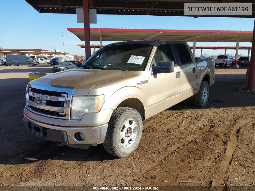 2013 Ford F-150 Xlt VIN: 1FTFW1EF6DFA61190 Lot: 40468082