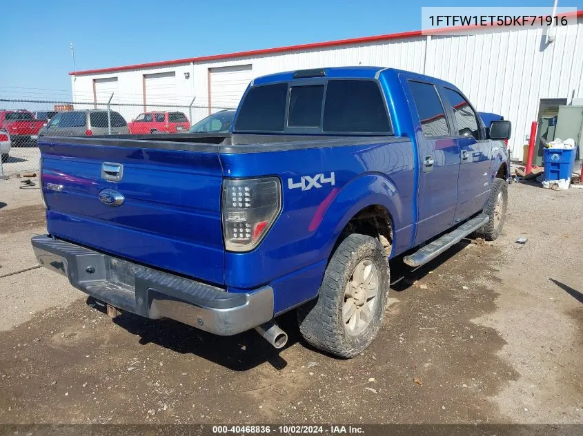 1FTFW1ET5DKF71916 2013 Ford F-150 Xlt