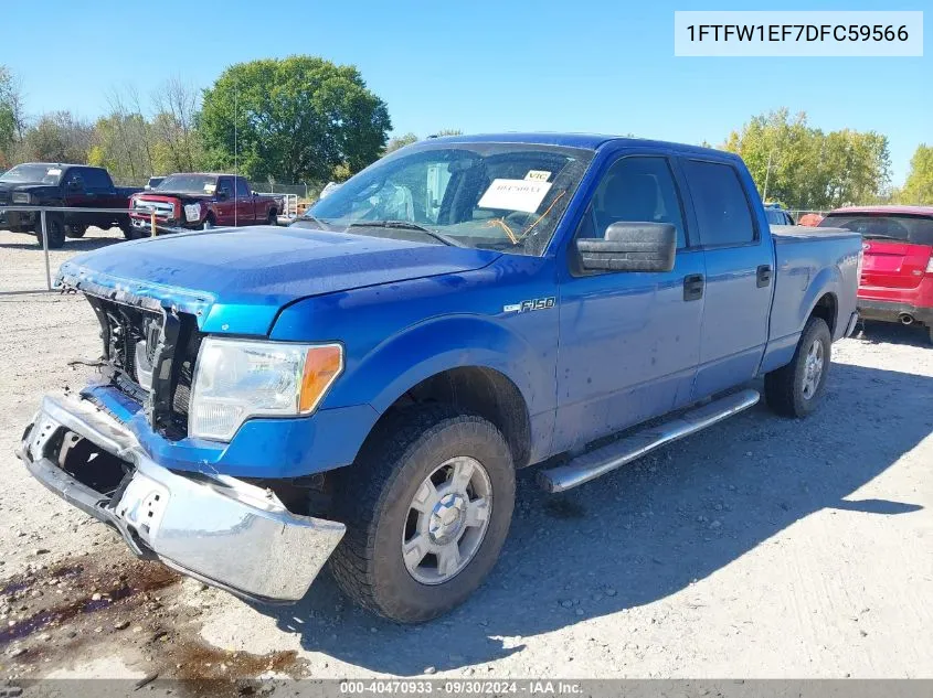 2013 Ford F-150 Xlt VIN: 1FTFW1EF7DFC59566 Lot: 40470933