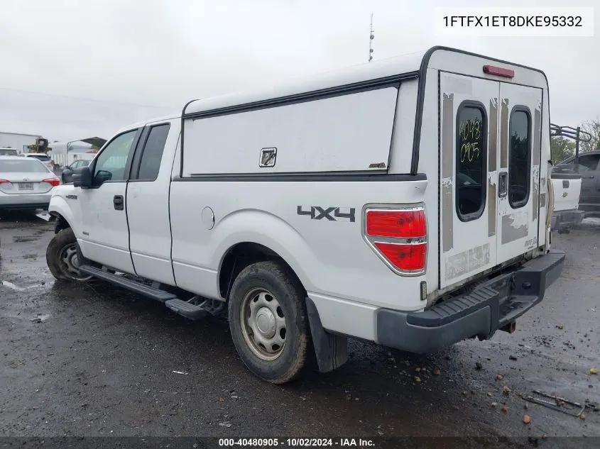 2013 Ford F-150 Xl VIN: 1FTFX1ET8DKE95332 Lot: 40480905