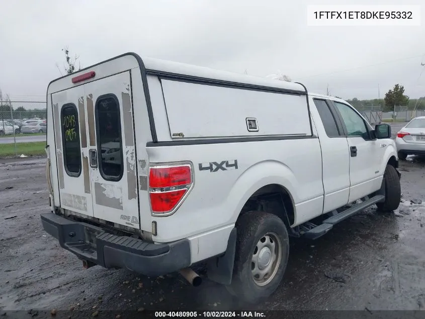 2013 Ford F-150 Xl VIN: 1FTFX1ET8DKE95332 Lot: 40480905