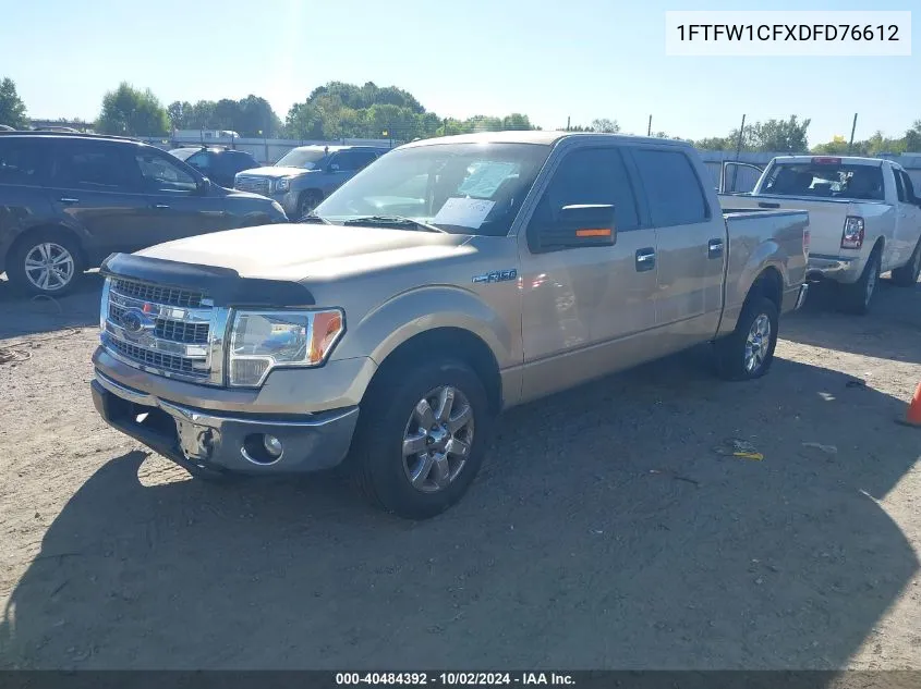 1FTFW1CFXDFD76612 2013 Ford F-150 Xlt