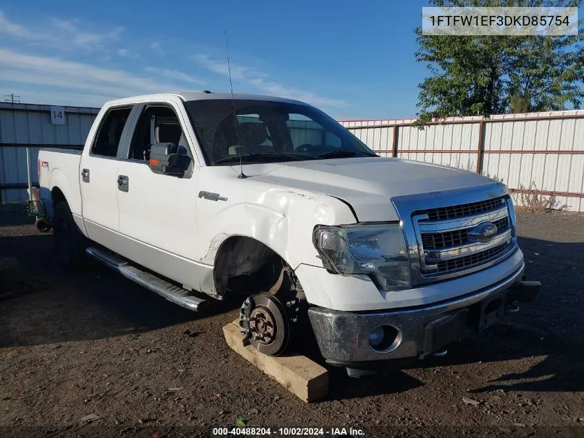 2013 Ford F-150 Xlt VIN: 1FTFW1EF3DKD85754 Lot: 40488204