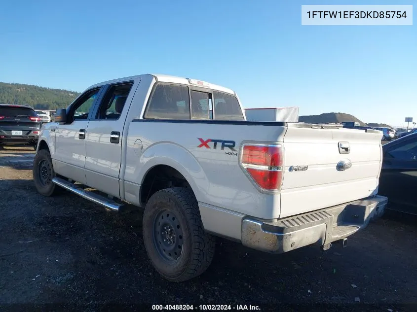 1FTFW1EF3DKD85754 2013 Ford F-150 Xlt