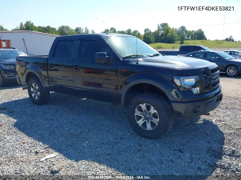 1FTFW1EF4DKE53821 2013 Ford F-150 Fx4