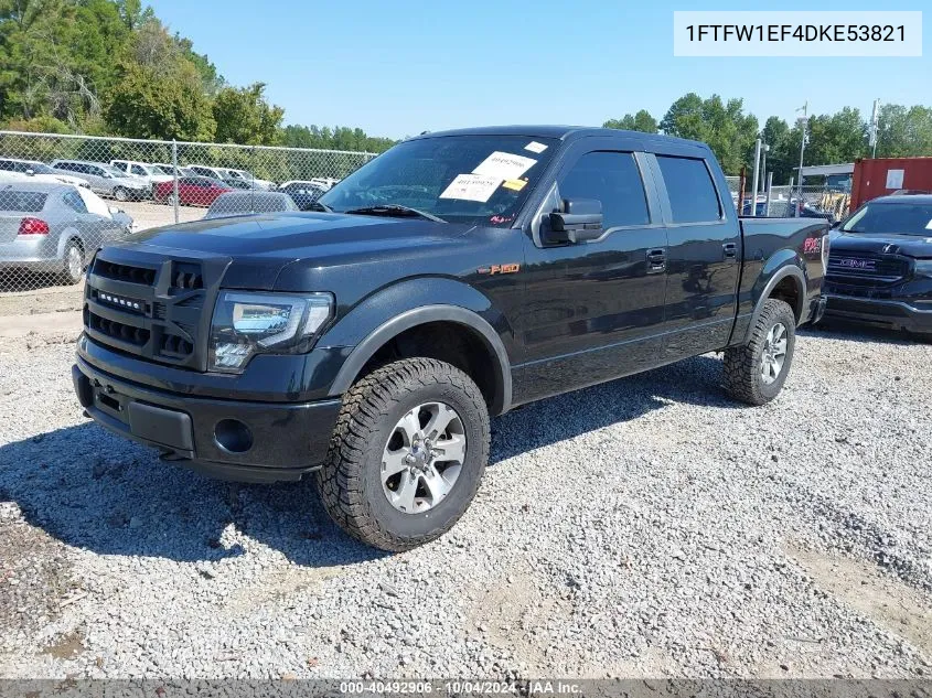 2013 Ford F-150 Fx4 VIN: 1FTFW1EF4DKE53821 Lot: 40492906