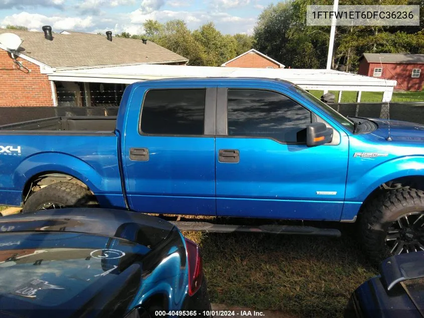 2013 Ford F-150 Xlt VIN: 1FTFW1ET6DFC36236 Lot: 40495365