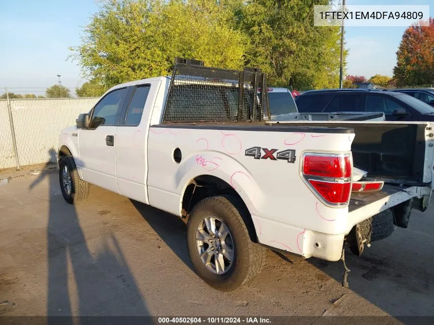 2013 Ford F-150 Xl VIN: 1FTEX1EM4DFA94809 Lot: 40502604