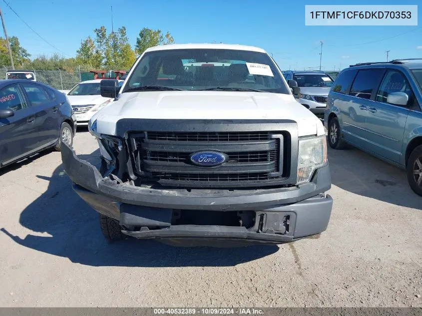 1FTMF1CF6DKD70353 2013 Ford F-150 Xl