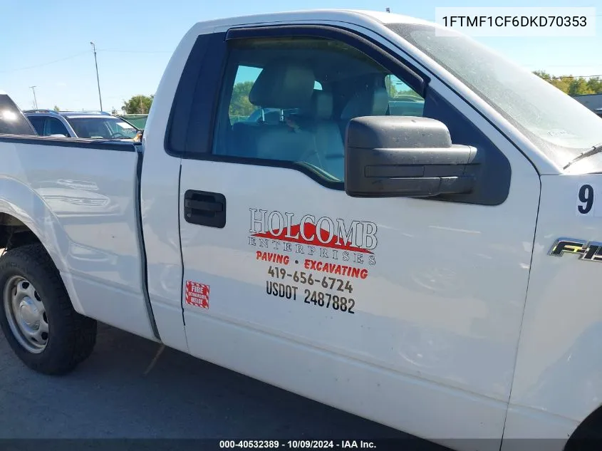 1FTMF1CF6DKD70353 2013 Ford F-150 Xl