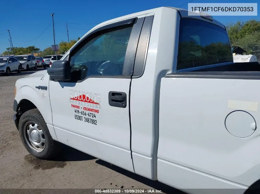 1FTMF1CF6DKD70353 2013 Ford F-150 Xl