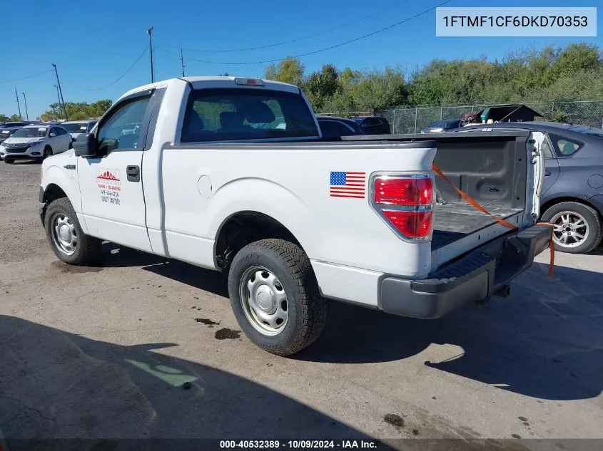 1FTMF1CF6DKD70353 2013 Ford F-150 Xl