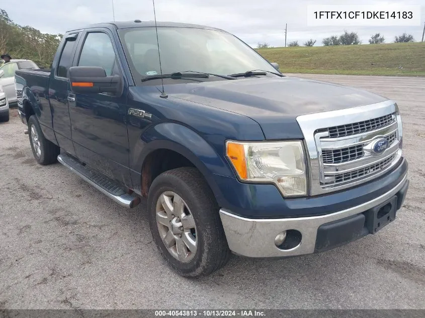 2013 Ford F150 Super Cab VIN: 1FTFX1CF1DKE14183 Lot: 40543813