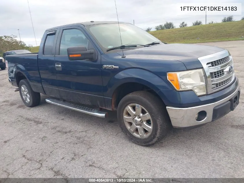 2013 Ford F150 Super Cab VIN: 1FTFX1CF1DKE14183 Lot: 40543813