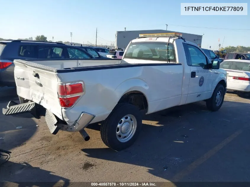 2013 Ford F150 VIN: 1FTNF1CF4DKE77809 Lot: 40557578